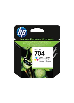 HP 704 Tri Color Inkjet Print Cartridge (CN693AE 445)