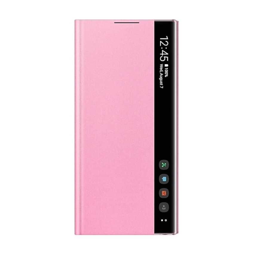 Θήκη Smart View Flip για Samsung A805F Galaxy A80/Galaxy A90 - Χρώμα: Ρόζ