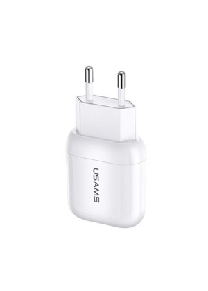 Charging Adapter USAMS  USB US-CC078 T19 2.1A - Color: White