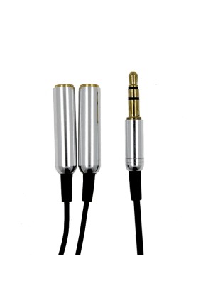 Audio cable, Earldom AUX 201, 3.5mm socket, 40cm
