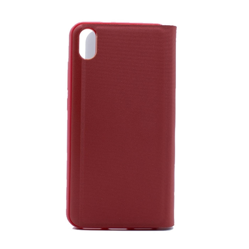 Θήκη Smart View Flip για Xiaomi Redmi 7A - Χρώμα: Κόκκινο