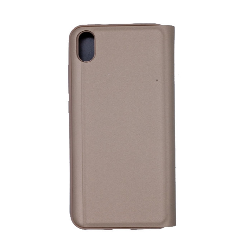 Θήκη Smart View Flip για Xiaomi Redmi 7A - Χρώμα: Χρυσό