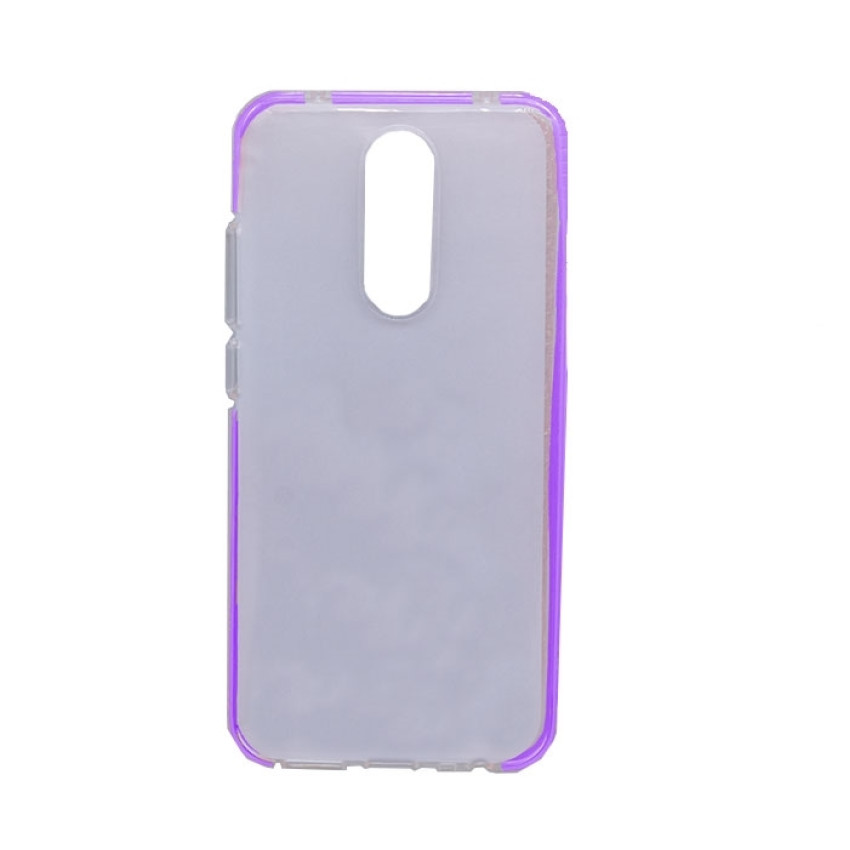 Θήκη Πλάτης Σιλικόνης Απλή για Xiaomi Redmi 8 / 8A - Χρώμα: Μωβ