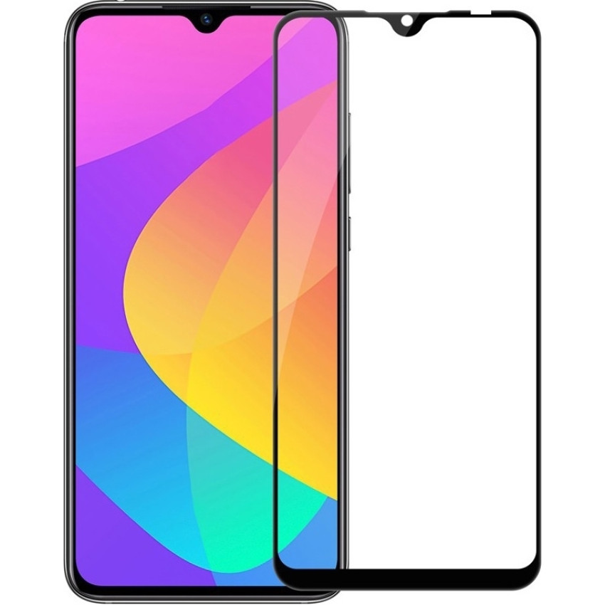 Full Cover Full Glue Tζαμάκι Προστασίας Οθόνης για Xiaomi Redmi A3 - Χρώμα: Μαύρο