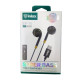 inkax - EP-16 Ακουστικά hands free Type-C - Χρώμα: Μαύρο