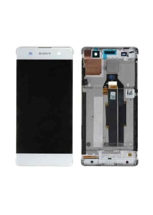 Original LCD and Touch Screen and Frame for Sony Xperia XA 78PA3100080 - Color: White