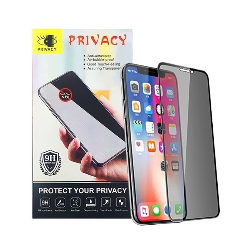 Privacy Full Cover Full Glue Tζαμάκι Προστασίας Οθόνης για Samsung Galaxy A73