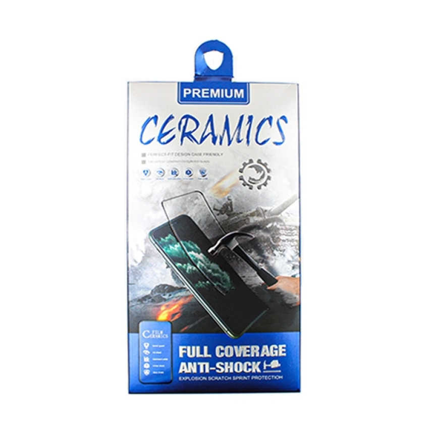 Ceramic Full Cover Full Glue Tζαμάκι Προστασίας Οθόνης για Apple iPhone 12 Pro Max