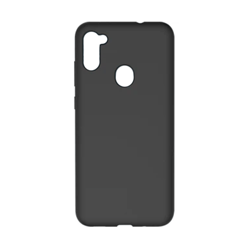 Θήκη Πλάτης Σιλικόνης Soft για Samsung A115F Galaxy A11 - Χρώμα: Μαύρο