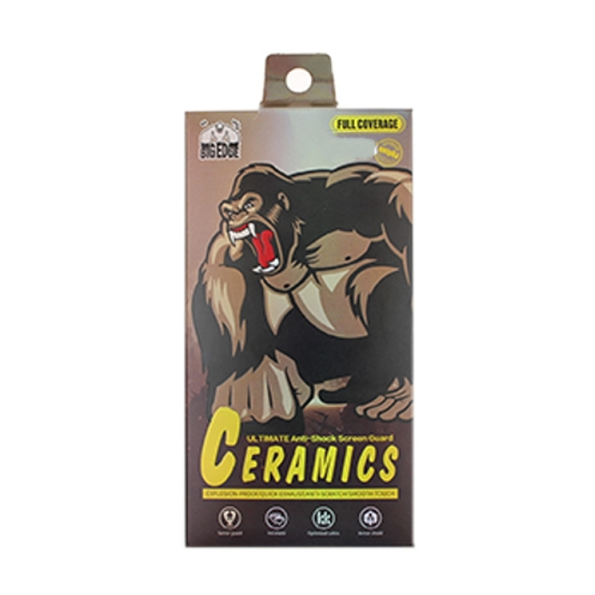 Ceramic Full Cover Full Glue Tζαμάκι Προστασίας Οθόνης για Samsung Galaxy G996F S21 Plus - Χρώμα: Μαύρο