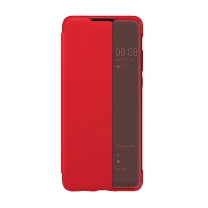 Θήκη Smart View Flip για Samsung G988 Galaxy S20 Ultra - Χρώμα: Κόκκινο