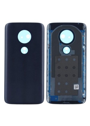 Original Back Cover for Motorola Moto G7 Play 5S58C13315 - Χρώμα: Indigo - Μαύρο
