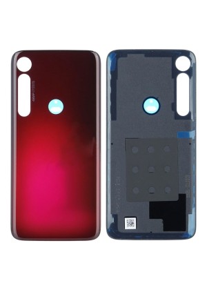 Original Back Cover for Motorola Moto G8 Plus 5S58C15538 - Colour: Red