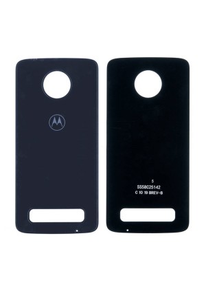 Original Back Cover for Motorola Moto Z3 / Z3 Play SS58C25142 - Colour: Blue