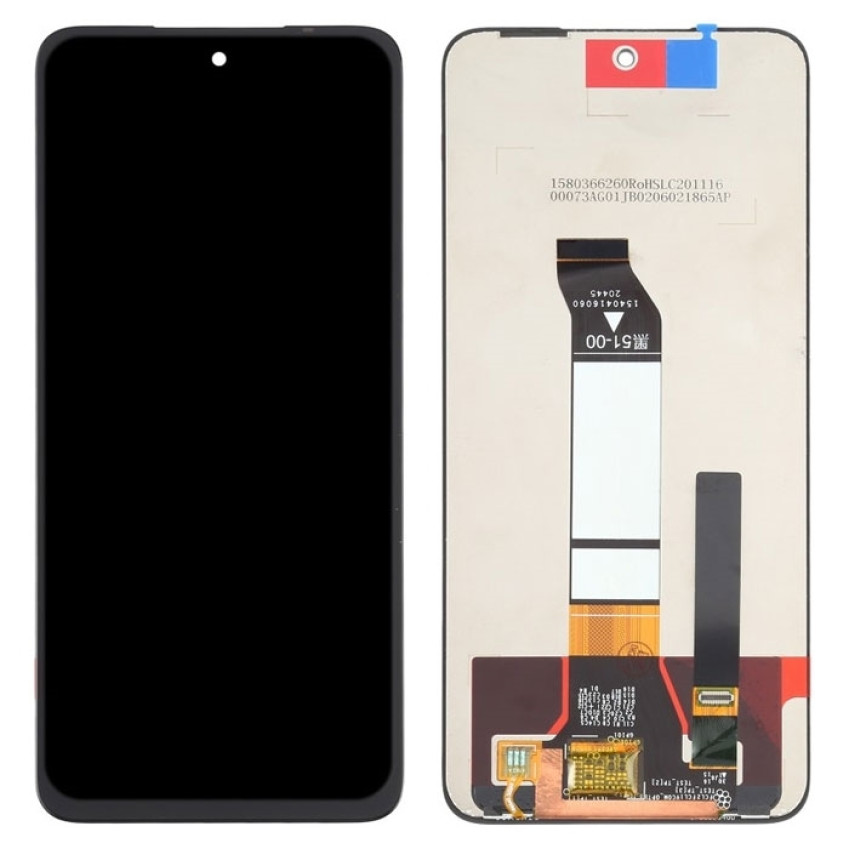 OEM Οθόνη LCD με Μηχανισμό Αφής για Xiaomi Redmi Note 10 5G / Poco M3 Pro 5G  - Χρώμα: Μαύρο