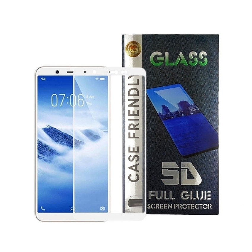 Full Cover Full Glue Tζαμάκι Προστασίας Οθόνης για Samsung Galaxy J730F J7 2017 - Χρώμα: Μαύρο
