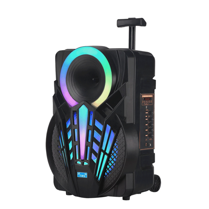 PZX GZ-P12 Ασύρματο Bluetooth Φορητό Ηχείο - Wireless Portable Speaker 12" - Χρώμα: Μαύρο