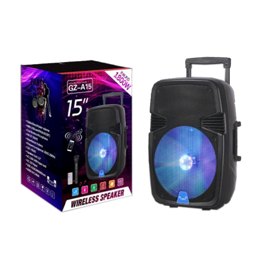PZX GZ-A15 Bluetooth Φορητό ηχείο - Wireless Portable Speaker 15"