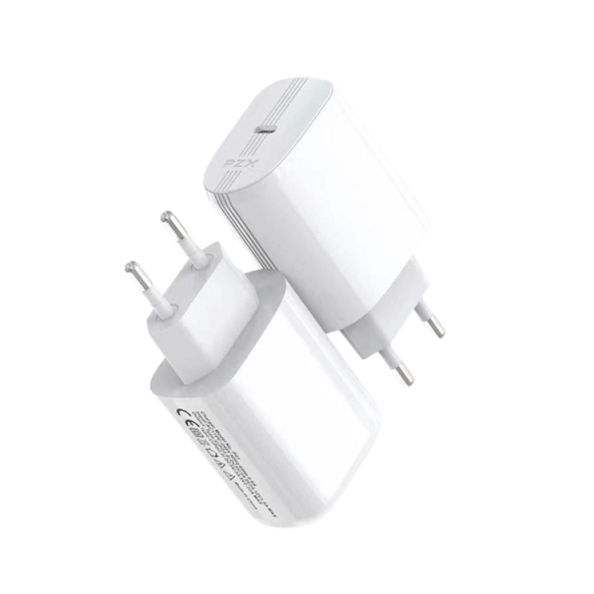 PZX P41 Φορτιστής Ταξιδιού Type-C / Traveling Charger  5A / Q.C 5.0 20W - Χρώμα: Λευκό