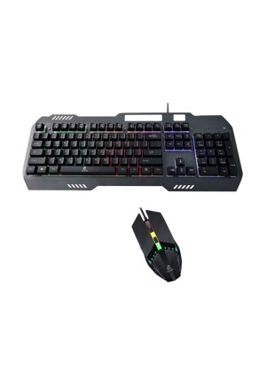 Jeqang JK-968 Gaming Keyboard with RGB LED & Mouse