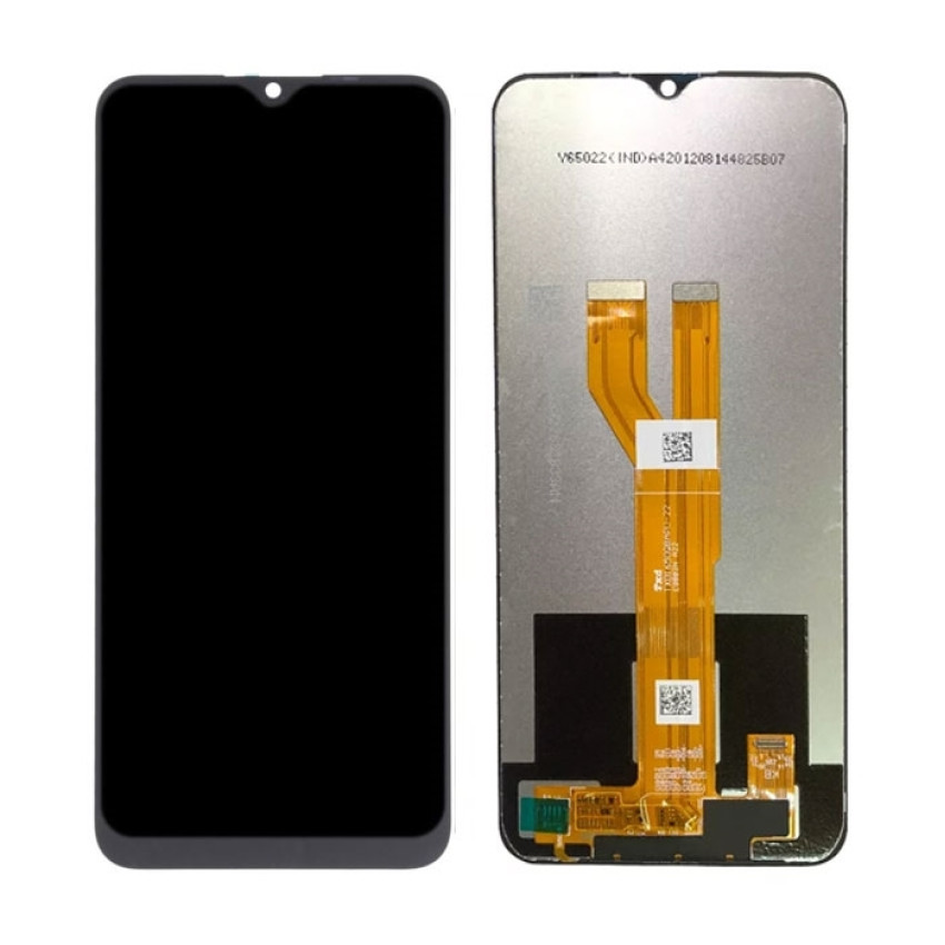 OEM Οθόνη LCD με Μηχανισμό Αφής για Realme C11 2021 / C21 / Narzo 50i - Χρώμα: Μαύρο