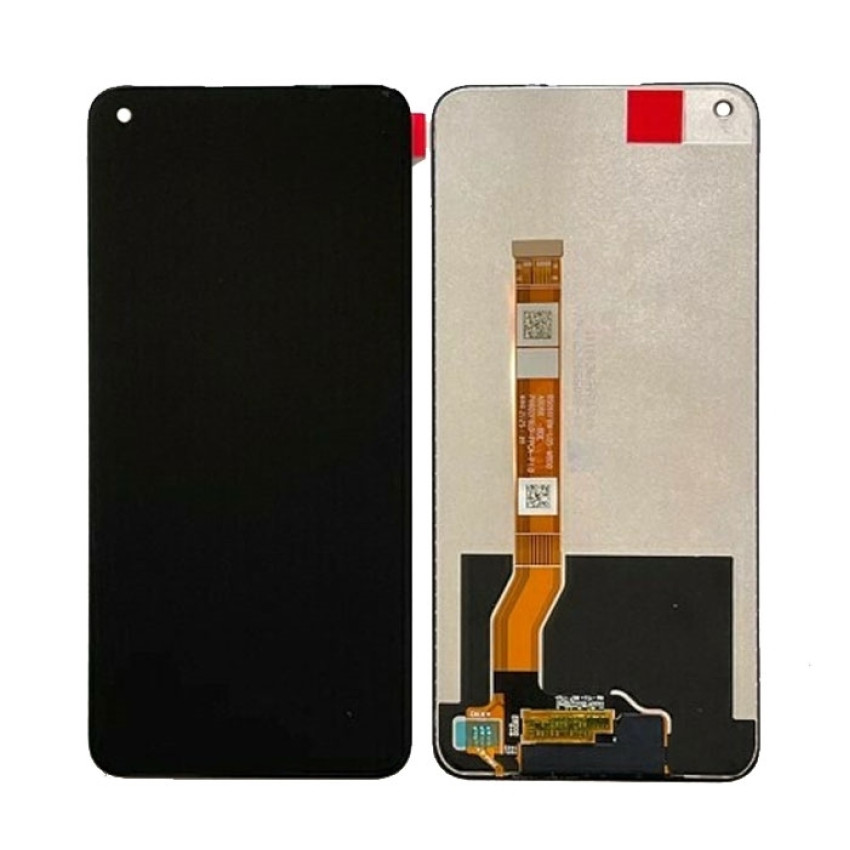 OEM Οθόνη LCD με Μηχανισμό Αφής για Realme 8i/Realme 9i/Narzo 50 - Χρώμα: Μαύρο