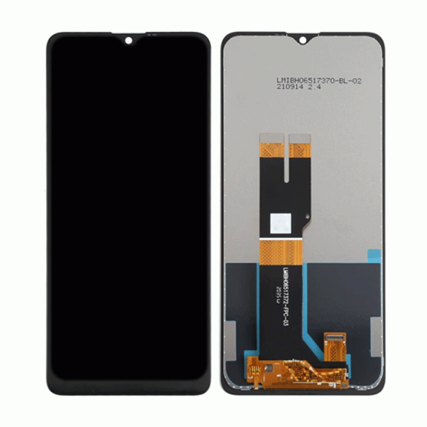 OEM Οθόνη LCD με Μηχανισμό Αφής για Nokia 2.4 - Χρώμα: Μαύρο