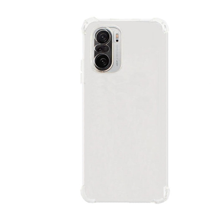 Θήκη Πλάτης Σιλικόνης Anti Shock για Samsung Galaxy M22 4G - Χρώμα: Διάφανο