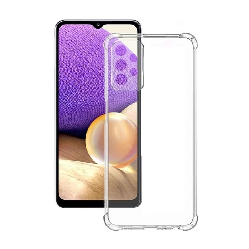Θήκη Πλάτης Σιλικόνης Anti Shock για Samsung Galaxy A73 5G - Χρώμα: Διάφανο
