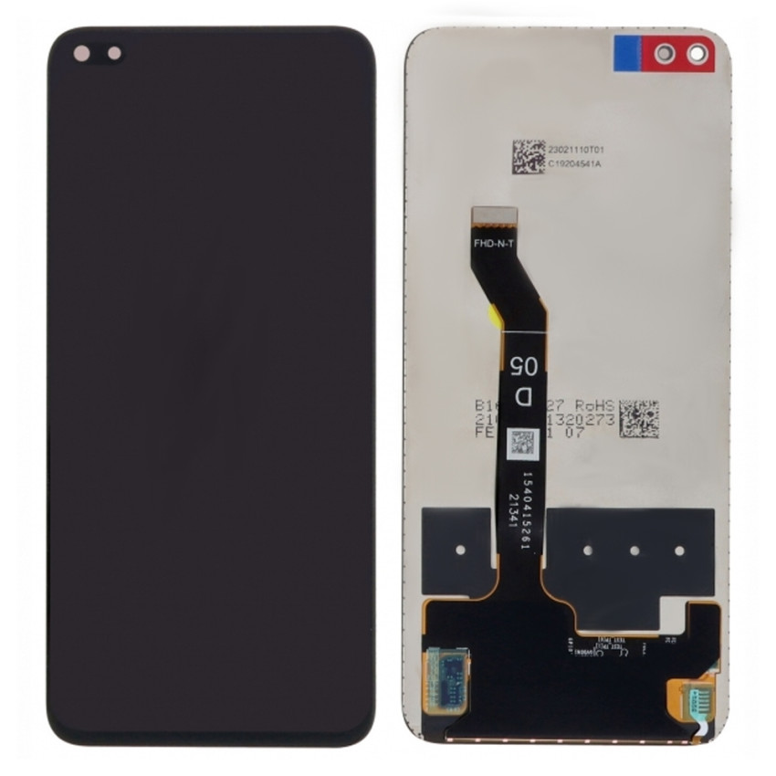 OEM Οθόνη LCD με Μηχανισμό Αφής για Huawei Nova 8i/Honor 50 Lite - Χρώμα: Μαύρο