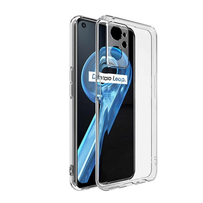 Θήκη Πλάτης Σιλικόνης AntiShock για Realme 9i - Χρώμα: Διάφανο
