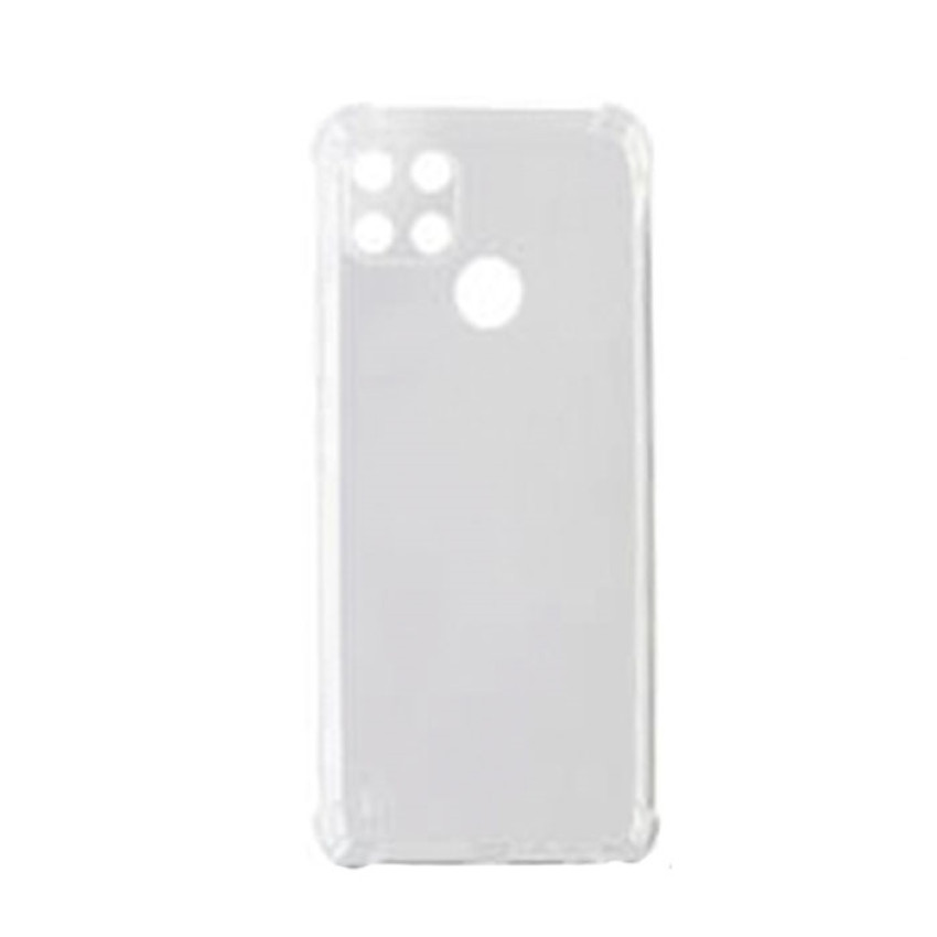 Θήκη Πλάτης Σιλικόνης Anti Shock για Realme C21Y/C25Y - Χρώμα: Διάφανο