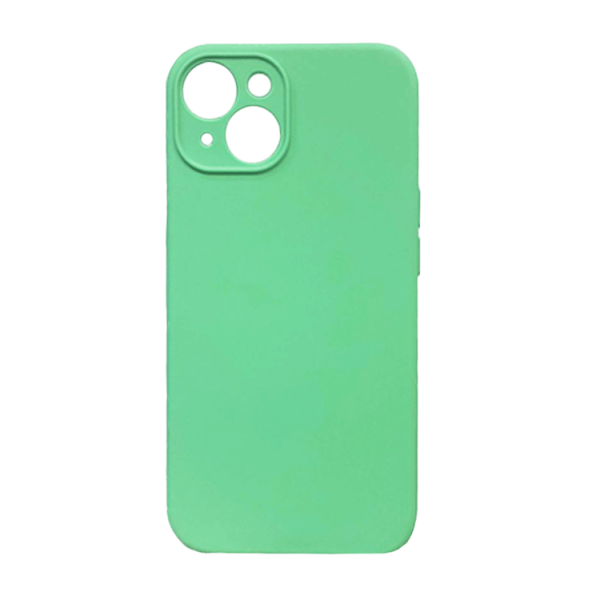 Θήκη Πλάτης Σιλικόνης Soft για Apple iPhone 14 - Χρώμα: Τιρκουάζ