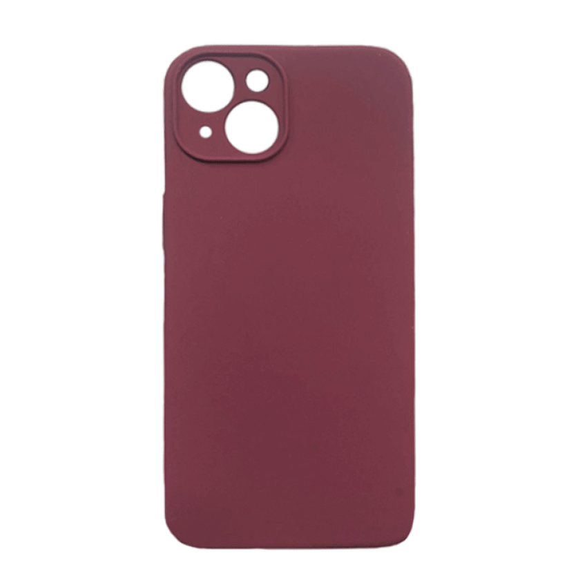 Θήκη Πλάτης Σιλικόνης Soft για Apple iPhone 14 - Χρώμα: Μπορντό
