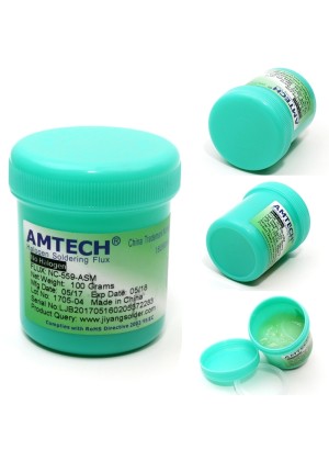 Amtech NC-559-V2-TF Solder Flux with UV-Tracer (ROL0) 10cc syringe