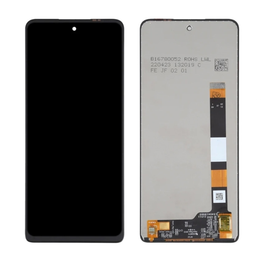 Οθόνη LCD με Μηχανισμό Αφής για Motorola Moto G200 5G XT2175-1 - Χρώμα: Μαύρο