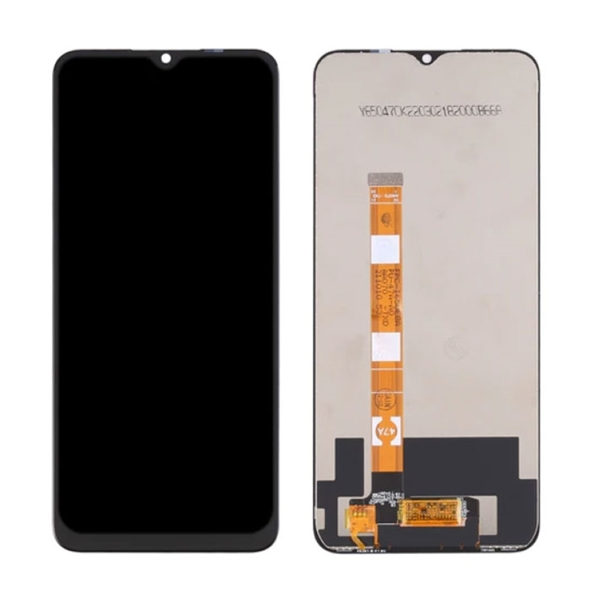 Οθόνη LCD με Μηχανισμό Αφής για Oppo A16/A16S/ A54S/Realme C25/Realme Narzo 50A - Χρώμα: Μαύρο