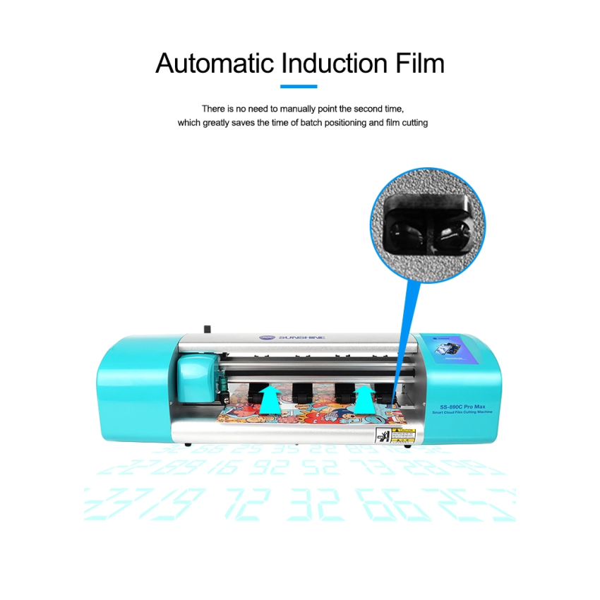 SUNSHINE SS-890C Pro Μηχάνημα Κοπής Film Μεμβράνης για Οθόνες Κινητών κάτω από 12.9 ίντσες