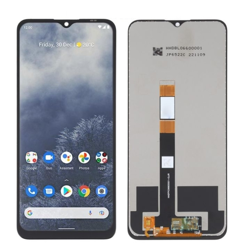 Οθόνη LCD με Μηχανισμό Αφής για Nokia G60 5G - Χρώμα: Μαύρο