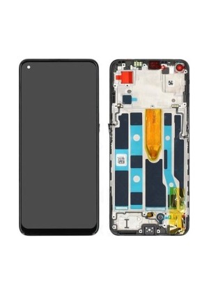 Original LCD with Touch for Oppo Reno7 5G / Find X5 Lite Service pack ( 4130040 ) - Color: Black