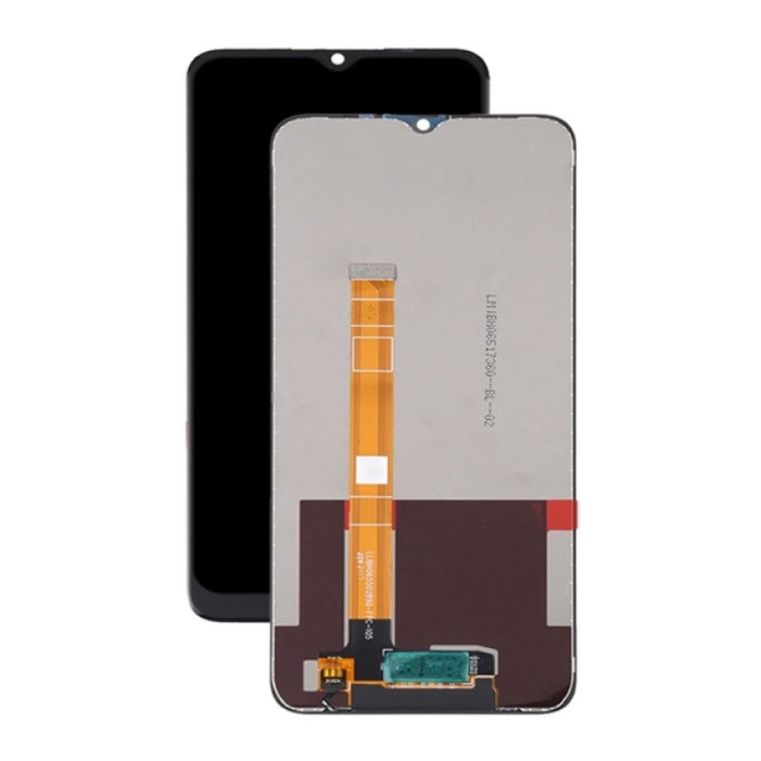 OEM Οθόνη LCD με Μηχανισμό Αφής για Realme C21Y/C25Y - Χρώμα: Μαύρο