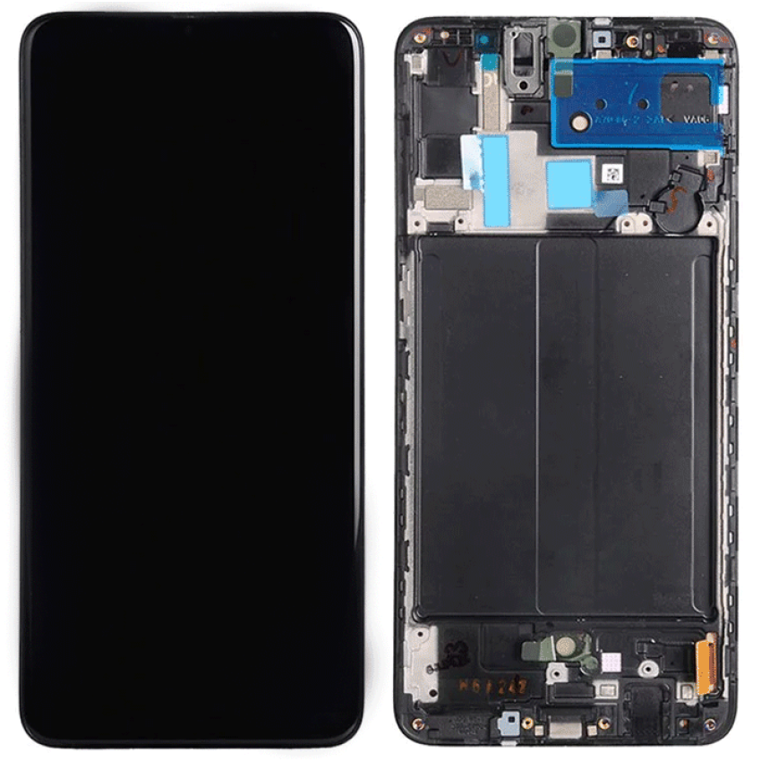 Incell Οθόνη Lcd με Μηχανισμό Αφής και πλαίσιο για Samsung Galaxy A70 (A705F) Χρώμα: Μαύρο