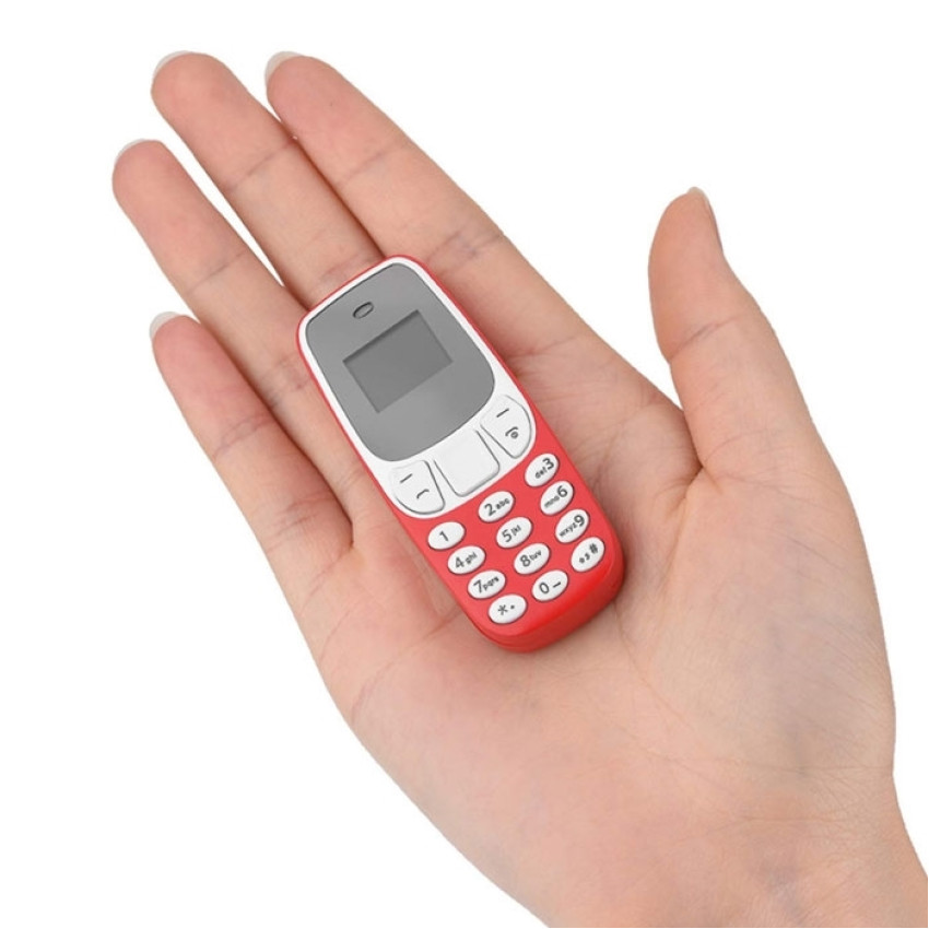 L8STAR BM10 Mini Phone με Ελληνικό Μενού - Χρώμα: Κόκκινο