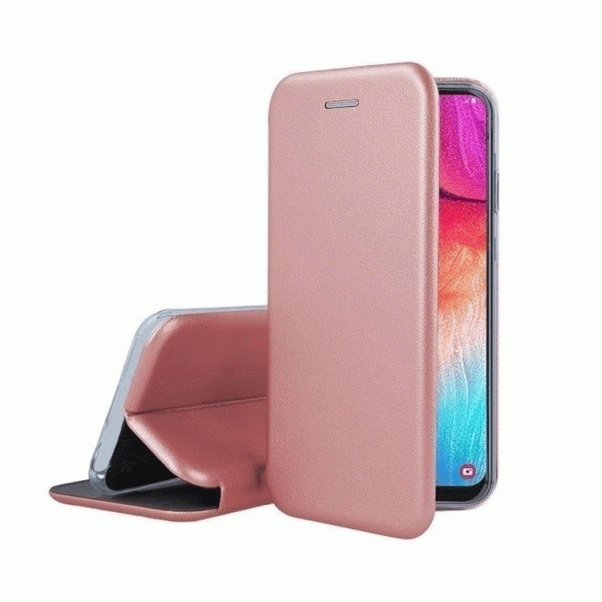Θήκη Βιβλίο Μαγνητική Elegance για Xiaomi Redmi A1 - Χρώμα: Ρόζ Χρυσό