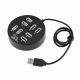 USB 2.0 Hub 8 Θυρών με Σύνδεση USB-A 60cm P-2108 - Χρώμα: Μαύρο