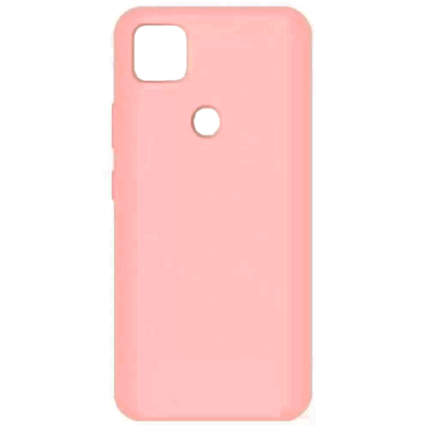 Θήκη Πλάτης Σιλικόνης Απλή για Xiaomi Redmi 9C / 10A - Χρώμα: Ροζ