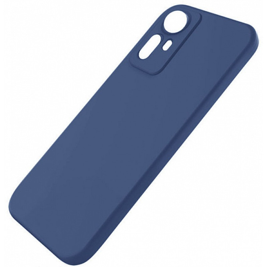 Θήκη Πλάτης Σιλικόνης Soft για Xiaomi Redmi Note 12S - Χρώμα: Σκούρο Μπλέ