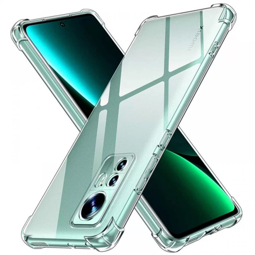 Θήκη Πλάτης Σιλικόνης AntiShock για Xiaomi Redmi Note 12S - Χρώμα: Διάφανο