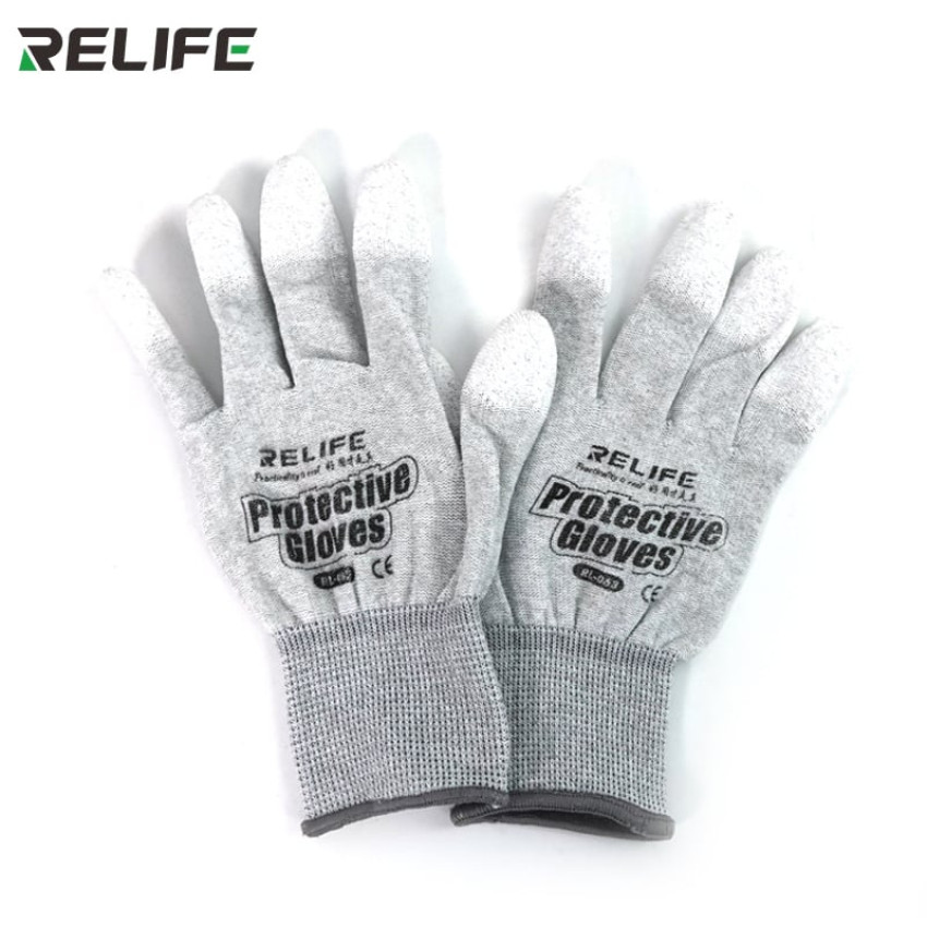 RELIFE RL-063 Αντιστατικά Γάντια ''Large'' - Χρώμα: Γκρι