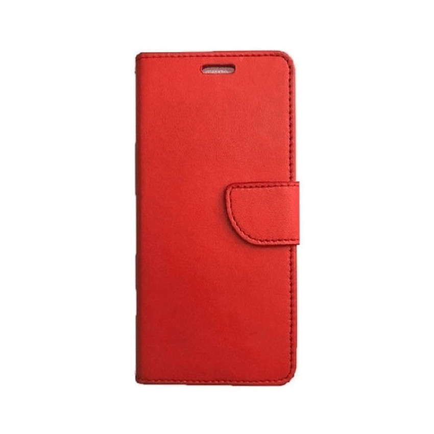 Θήκη Βιβλίο με Κλίπ για Huawei P20 Lite - Χρώμα: Κόκκινο